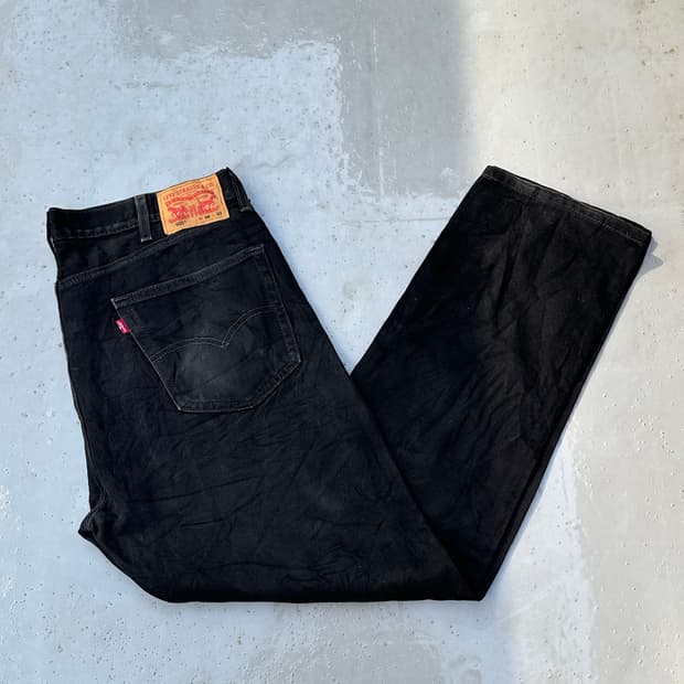 [리바이스] •Levi's 505 Black Denim