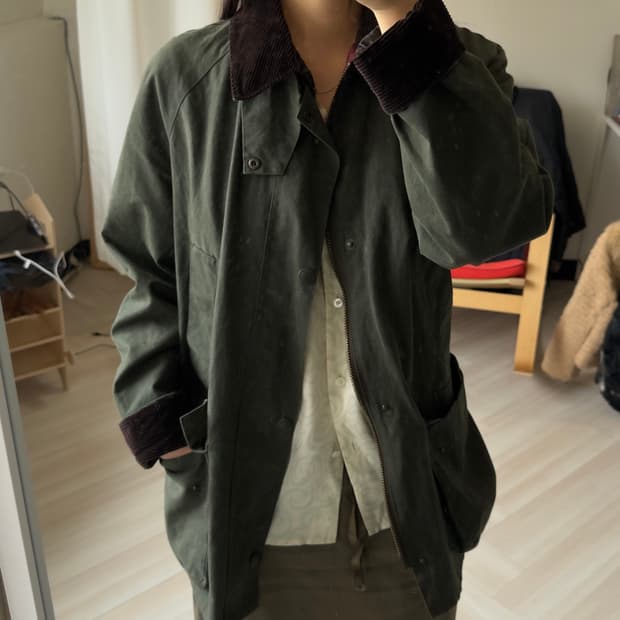 [Vintage] Waxed Cotton Field Jacket