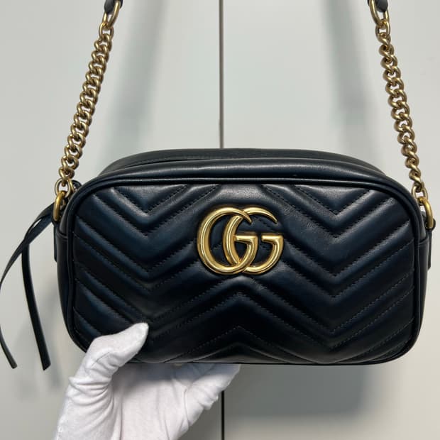 구찌 GG 마틀라세 체인 크로스백 스몰