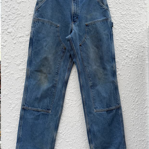 Vintage Carhartt Double Knee Denim Pants