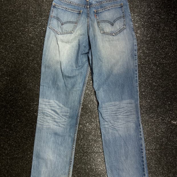 리바이스 OT220 오렌지탭 워싱 데님팬츠 청바지 28인치