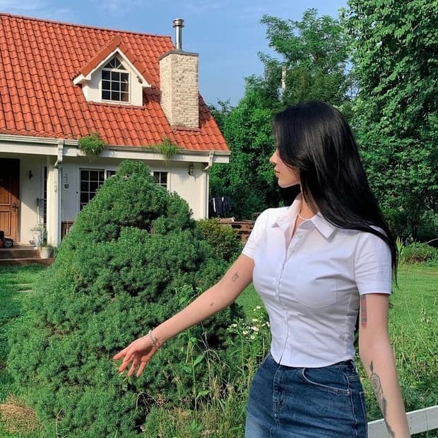 페일제이드 드레스 셔츠 반팔셔츠 (화이트)