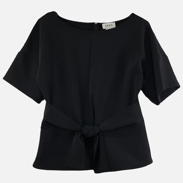 DKNY 블랙 여자 블라우스 S O0548