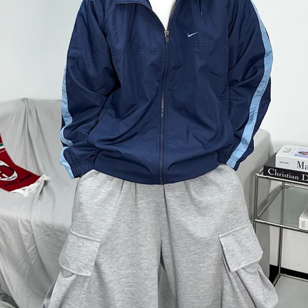 나이키 00s 스카이블루 바람막이 M