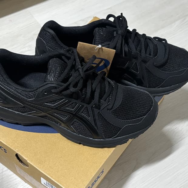 아식스 조그 100 블랙 245 새상품