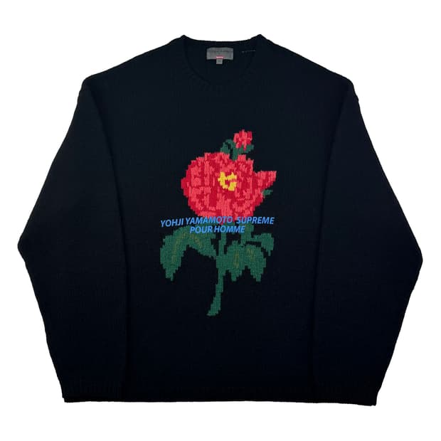 슈프림 x 요지 야마모토 스웨터
