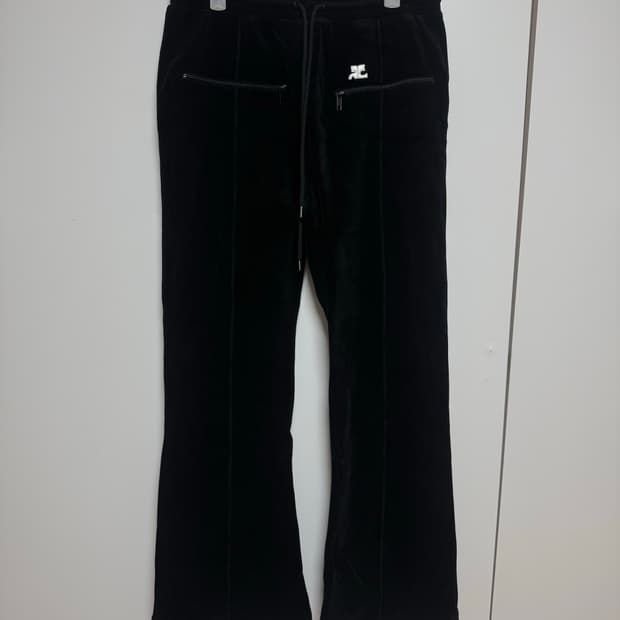 꾸레쥬 벨벳 트레이닝 팬츠 (3)