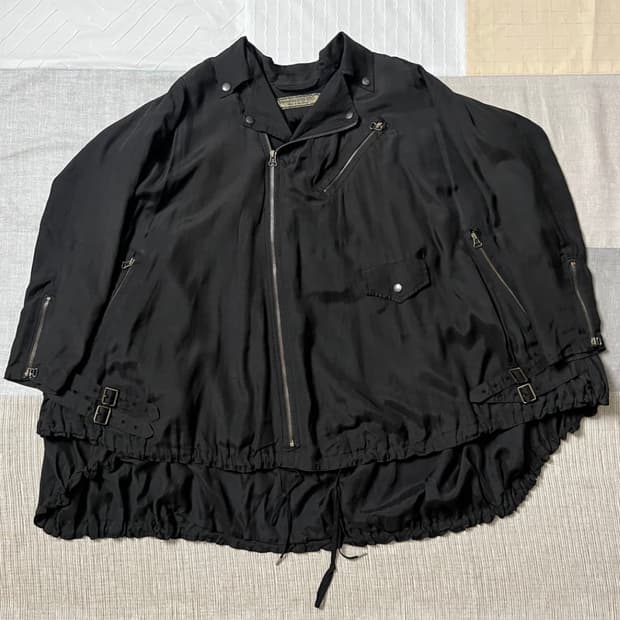 미하라 야스히로 라이더 판초 자켓