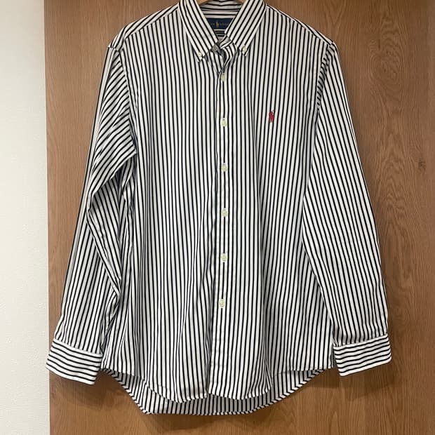 랄프로렌 스트라이프 클래식핏 남성 셔츠 M