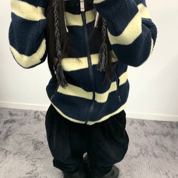 Helly hansen 스트라이프 플리스 자켓