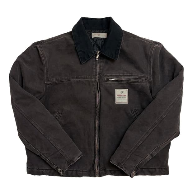 [2 size] 아오이로 빈티지 디트로이트 사무라이 크롭 자켓 블랙 펄