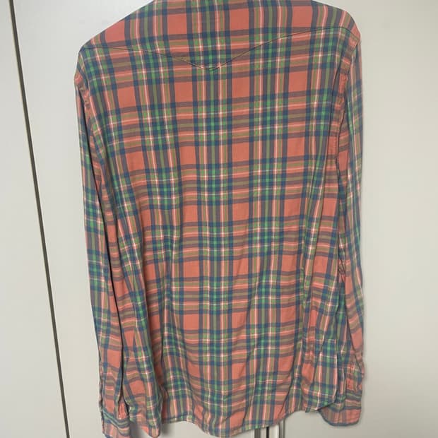 폴로 라프로렌 플란넬 웨스턴 셔츠 S