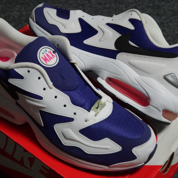 (310) 나이키 에어 맥스 2 라이트 퍼플 2018