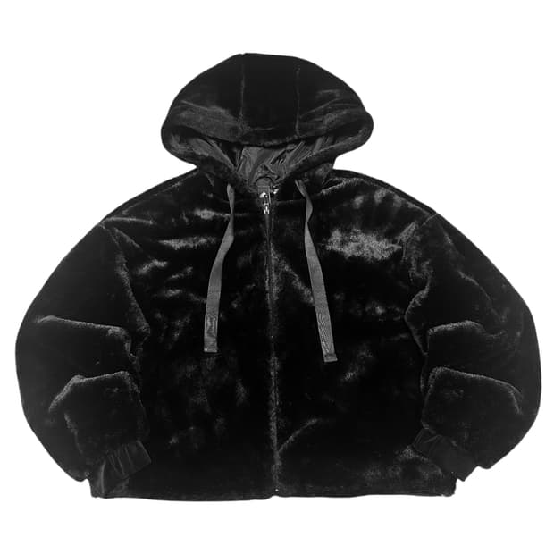 ✨ (바배) 아디다스 에슬레틱 오버핏 퍼 후드 집업 자켓