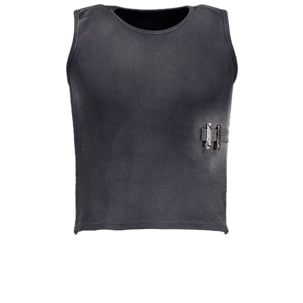 포그서비스 밀리터리 슬리브리스 챠콜 3사이즈