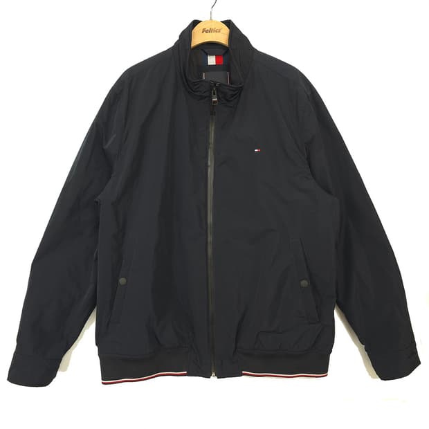 남성 타미 힐피거 TOMMY HILFIGER 블랙 퀼팅 자켓 XXL