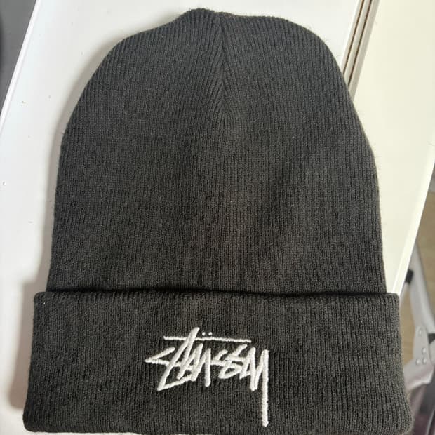 나이키X스투시 커프 비니 블랙 