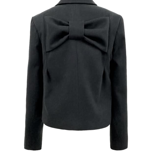 POM BOW JACKET (CHARCOAL)