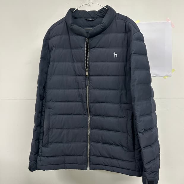 헤지스 남성 경량 덕다운 패딩 110