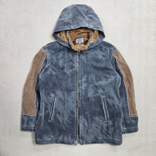 아르마니 주니어 쉐르파 후드 자켓 40