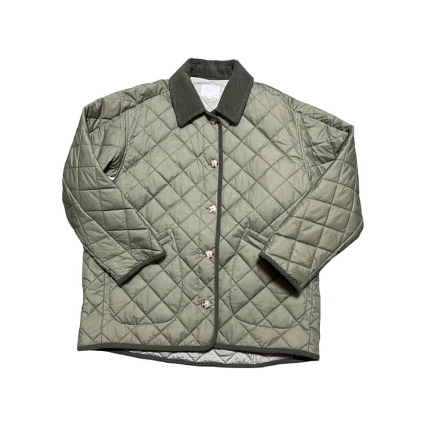 에피그램 코듀로이 칼라 퀼팅자켓