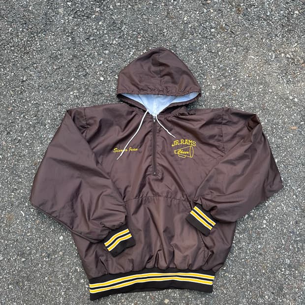 빈티지 90s 하프집업 아노락 자켓