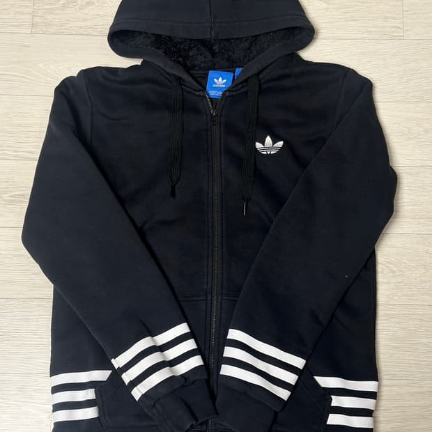 아디다스 털안감 후드집업