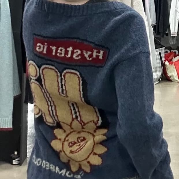 히스테릭 글래머 울니트 가디건