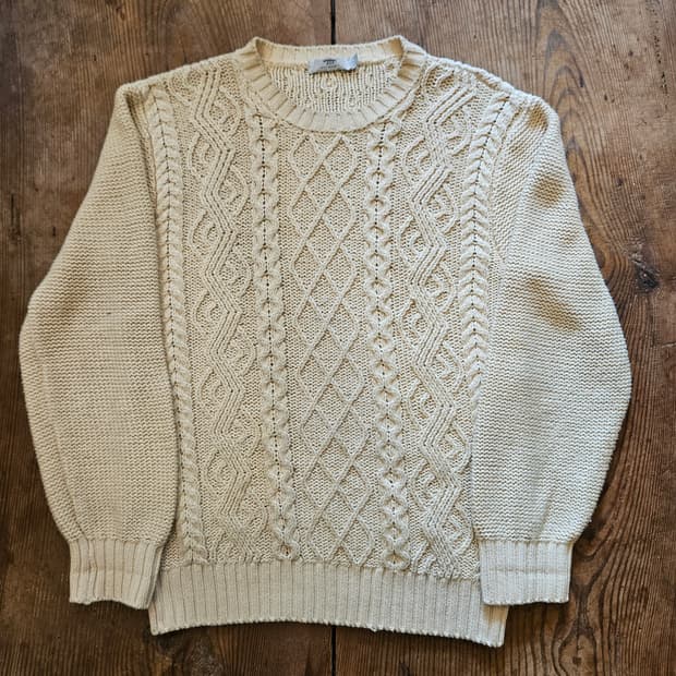 핸드메이드 아란 울니트