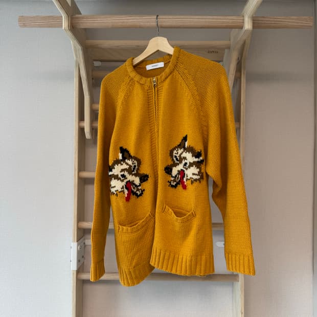 인헤릿 코위찬 스타일 니트 봄아우터 