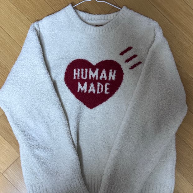 Human made 코지 니트 