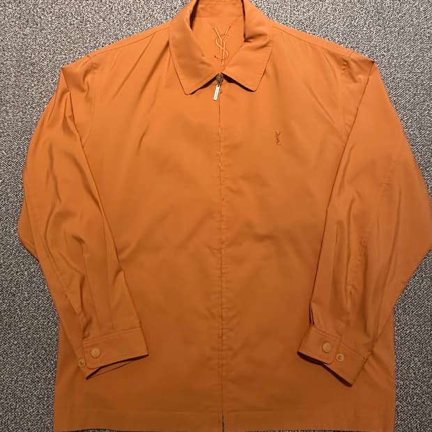 YSL 입생로랑 00s 빈티지 블루종 자켓 100