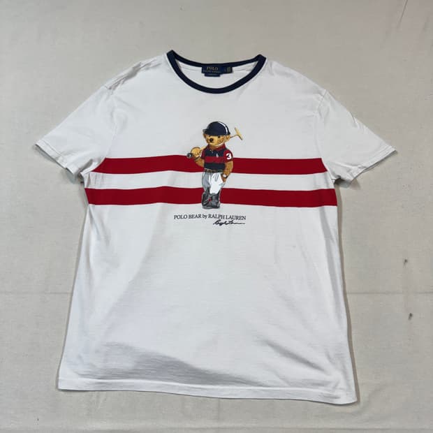 L) 폴로 랄프로렌 폴로베어 반팔티 화이트