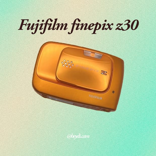 희귀! 귤색 후지필름 파인필름 z30