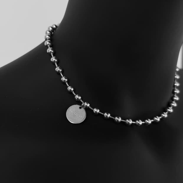 (새상품) 투볼링 목걸이 Layered Ballring Necklace