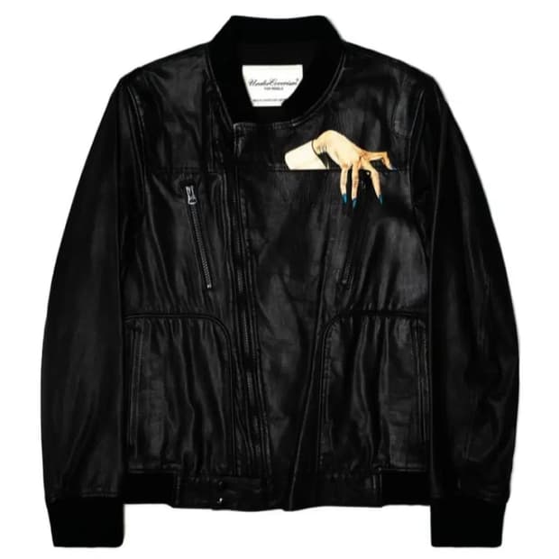 1of1 언더커버 디 핸드 레더 자켓