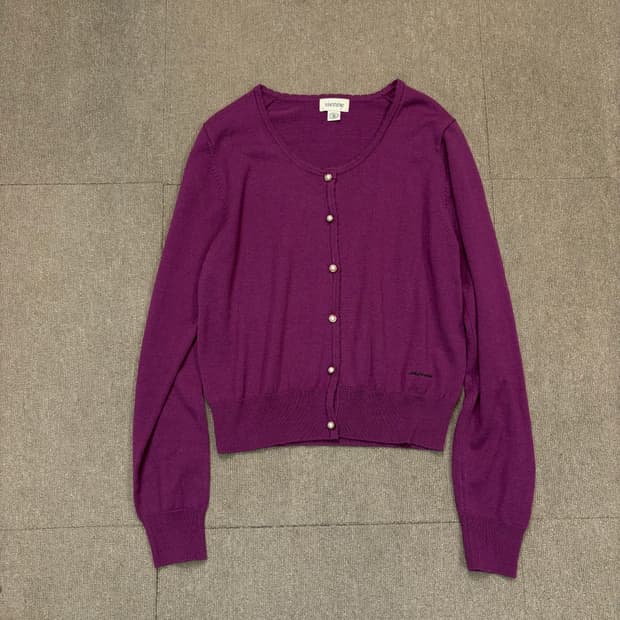 SIENNE 시엔느 세실 가디건 퍼플 