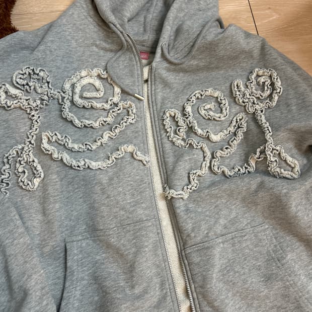 시눈 프릴후드집업