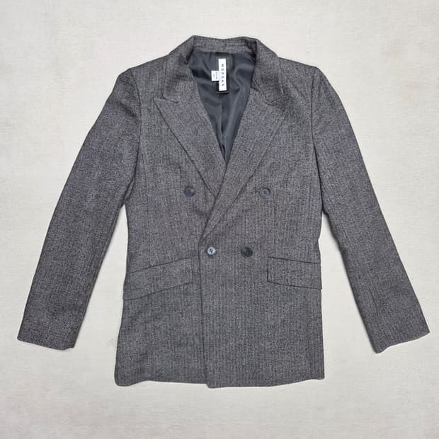 MORGAN 모르간 헤링본 더블 자켓