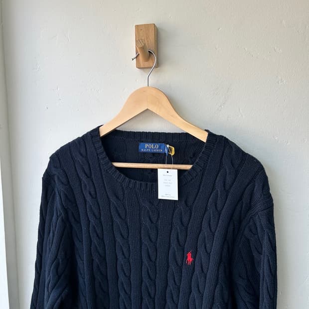 16801 - 폴로 랄프로렌 네이브 케이블 니트