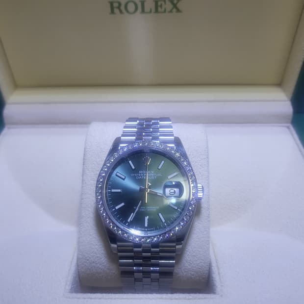 롤렉스 데이저스트 쥬빌레 다이아 베젤 시계