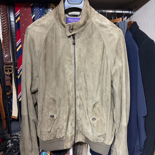 랄프로렌퍼플라벨 스웨이드 자켓