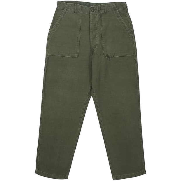 1974 US Army 미군 OG-107 퍼티그 팬츠 빈티지 밀리터리