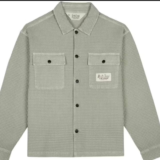 새상품) 브레인 데드 와플버튼 셔츠 자켓 m