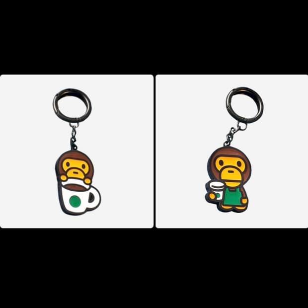 스타벅스 마일로 키체인