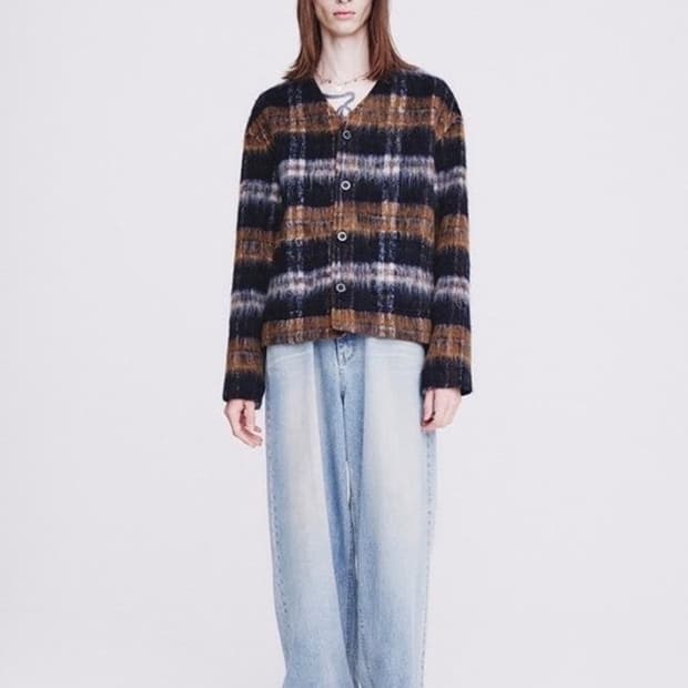 (구매)토니웩 23fw 모헤어 블루종 가디건 M사이즈 구매원합니다.