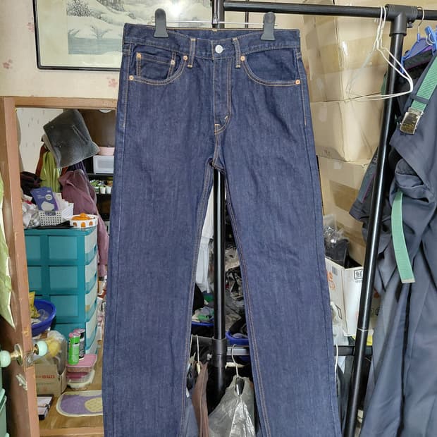 [리바이스505]레귤러핏 생지 데님 청바지 31사이즈 