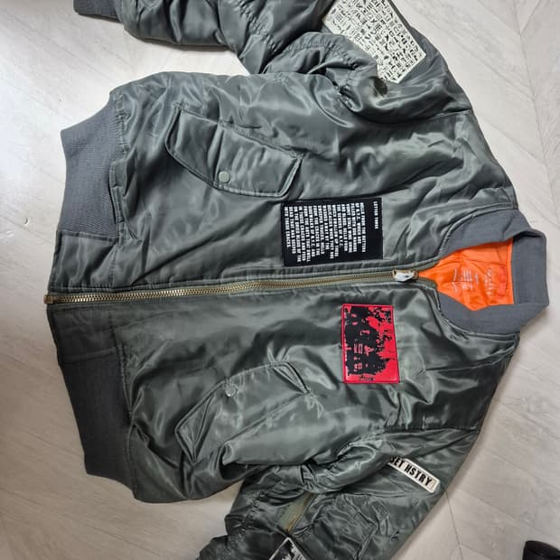 히스토리오브나스 패치 MA-1 로스코 항공자켓