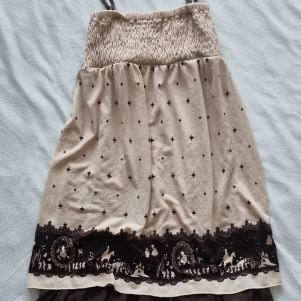 빈티지 모리걸 하구미 갸루 원피스