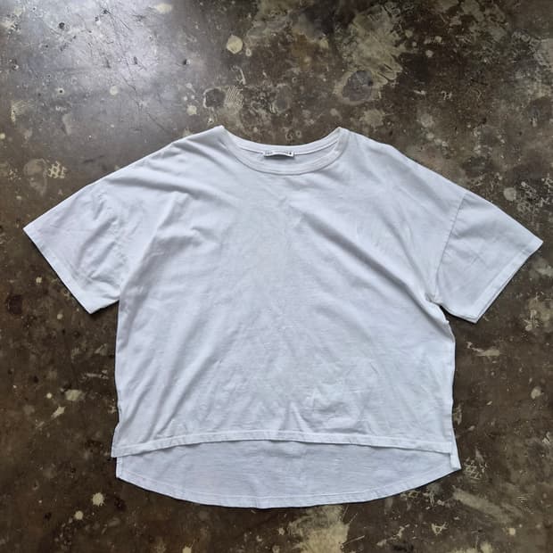 M) ZARA 자라 반팔티 반팔티셔츠
